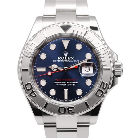 blue yacht master rolex|rolex yacht master 40 prices.